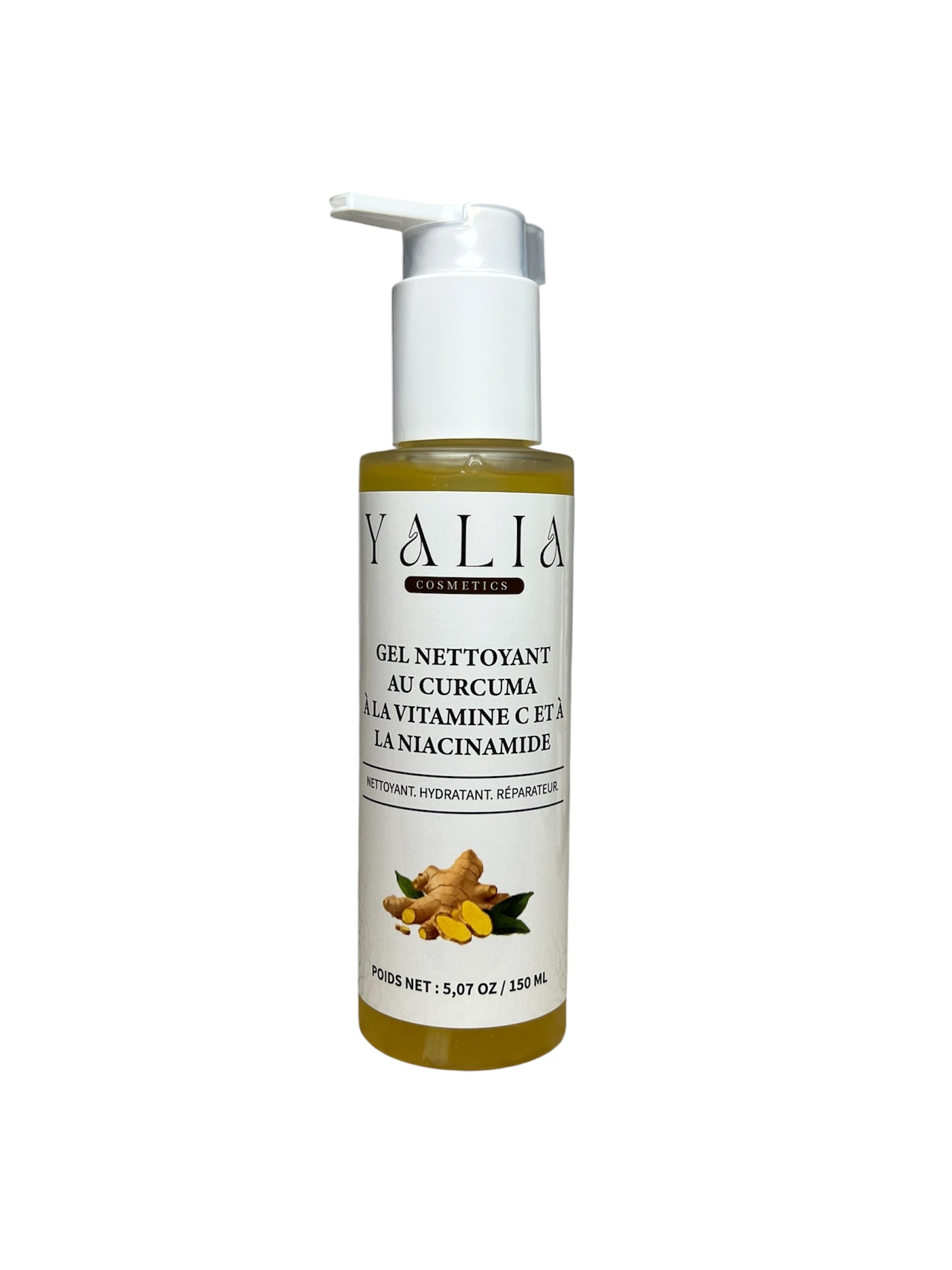 Gel nettoyant Curcuma, Vitamine  c & Niacinamide