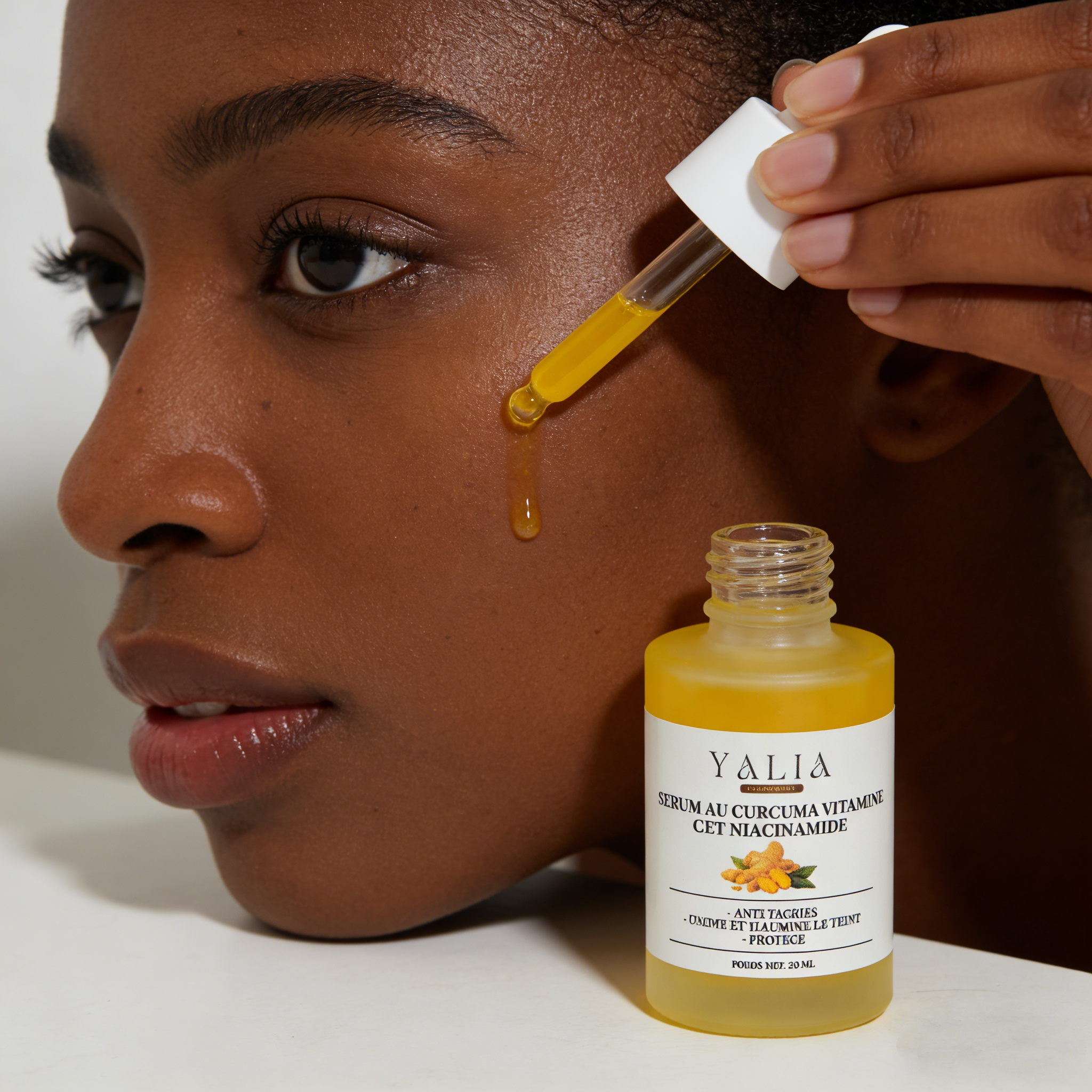 Sérum au Curcuma, Vitamine C & Niacinamide