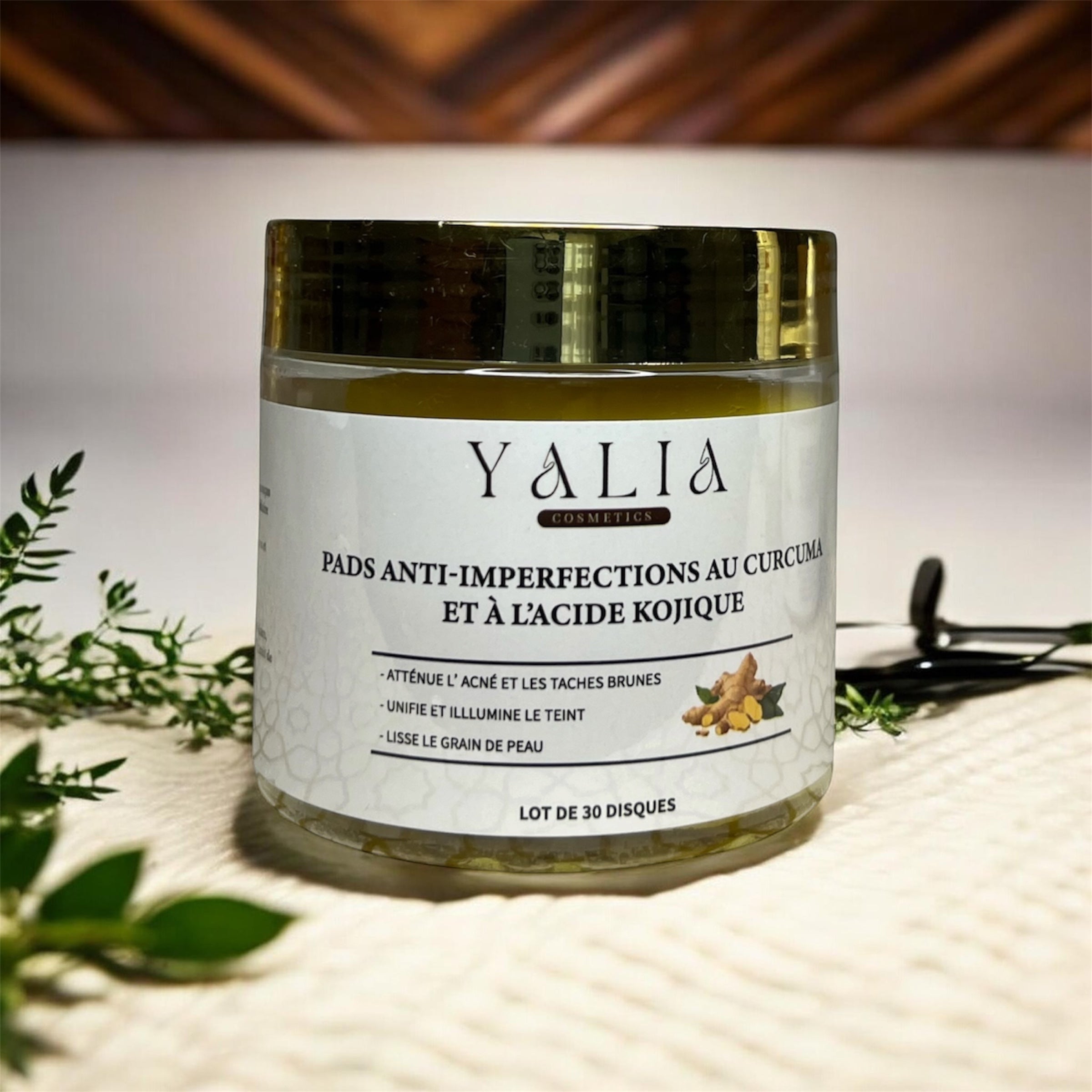 Pads Anti Imperfections Curcuma & à L’acide Kojique